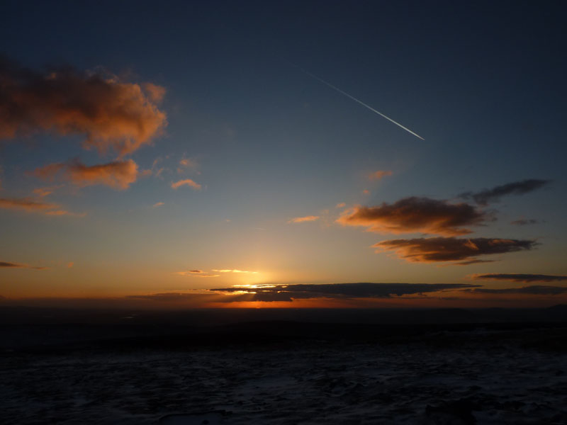 Sunset Pendle Hill